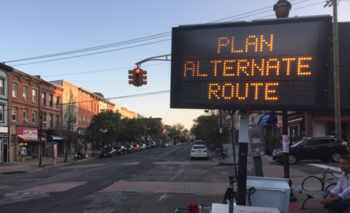 MAY BE DONE: Hoboken Washington Street Redesign Now Extended Through Memorial Day