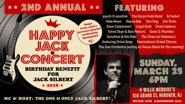 HAPPY JACK CONCERT: 2nd Annual Birthday Bash Benefit for the One and Only Jack Silbert