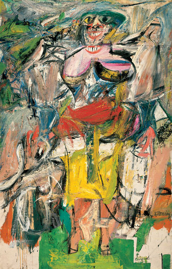 "Woman and Bicycle" — Willem de Kooning