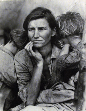 "Migrant Mother" — Dorothea Lange