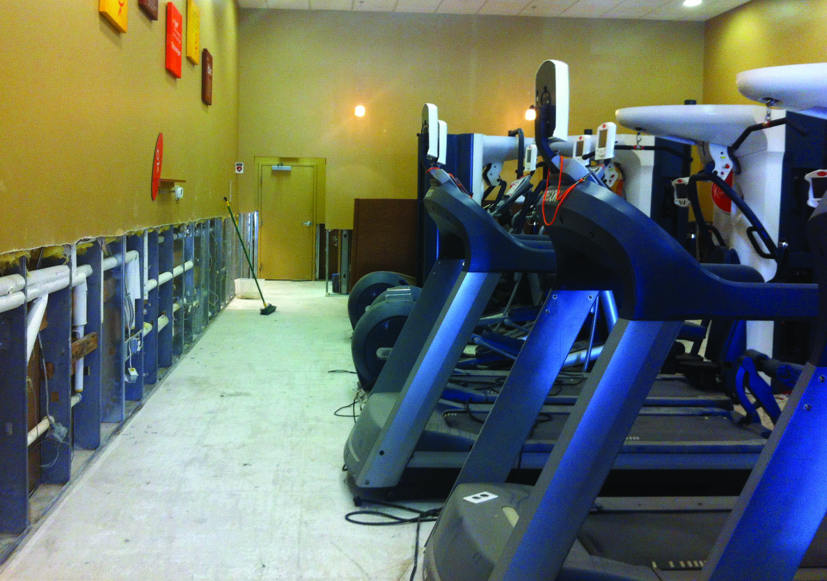 Koko Fit Club, cleaning up right after Hurricane Sandy