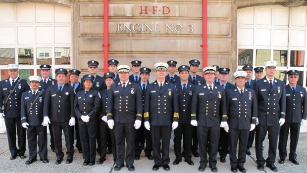 Hoboken Fire Department Holds Promotions Ceremony