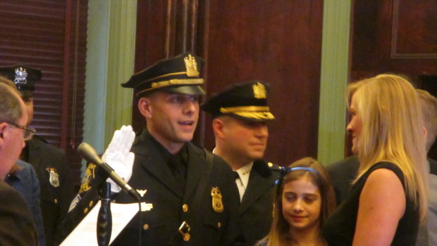 Hoboken Police Department Ceremony — Sergeant John Petrosino was promoted to Lieutenant
