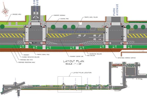 Hoboken's Observer Highway Redesign Project Set to Begin Monday