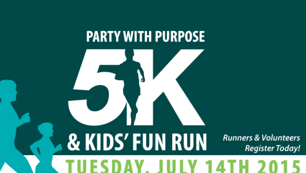 IT’S GO TIME: Party With Purpose 5K & Kids’ Fun Run — TONIGHT