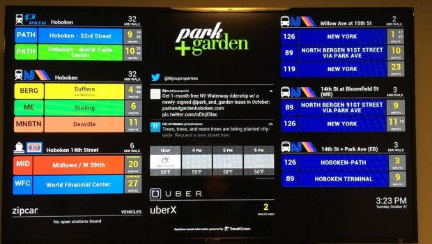 KNOWING IS HALF THE BATTLE: New Building Offers Real-Time Commuting Updates in the Lobby via TransitScreen