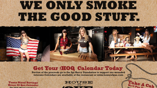 hMIXER / Calendar Release Party at House of ‘Que to Support the Sgt. Harry Foundation — THURSDAY, JAN. 28