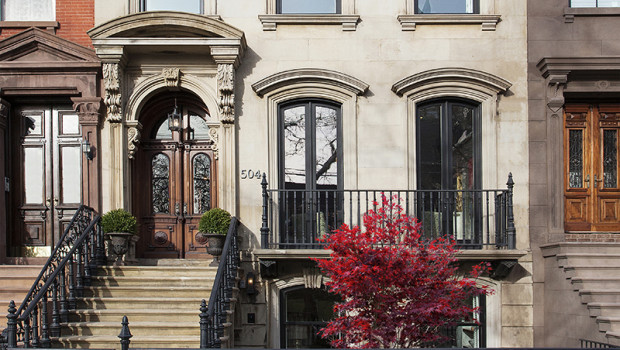 FEATURED PROPERTY: Limestone Townhouse Mansion at 504 Hudson Street — $6,500,000