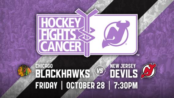HOCKEY FIGHTS CANCER NIGHT: New Jersey Devils Host Chicago Blackhawks Friday, Oct. 28 — SPECIAL PROMO CODE