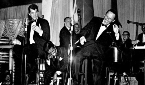 Dean, Sammy and Frank tearing it up at Sam Giancana's Villa Venice - 1962