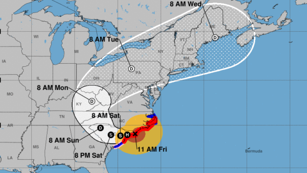 HUSTLE & FLO: Hurricane Florence Likely to Turn North, Impacting NYC Metro Early Next Week