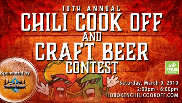 EAT CHILI, DRINK BEER: 10th Annual Hoboken Chili Cook-Off & Craft Beer Contest — SATURDAY, MARCH 9th @ OLG