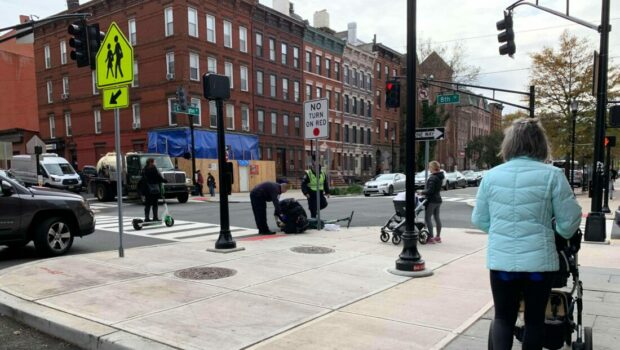 Collision Between Scooter Rider and Automobile on 8th & Washington as Hoboken’s Lime Pilot Program Comes to an End
