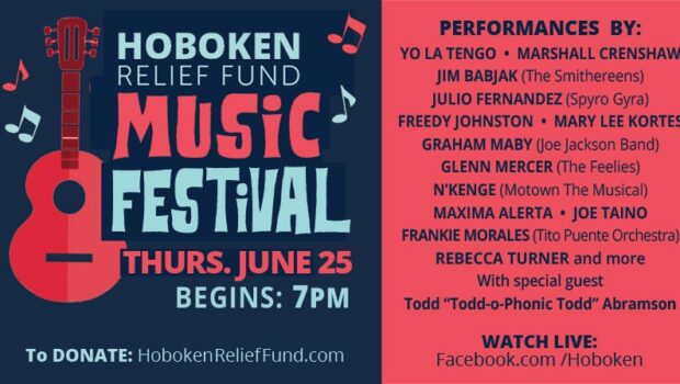 Yo La Tengo, Marshall Crenshaw, Freedy Johnston and So Many More Unite for the Hoboken Relief Fund Music Festival — THURSDAY, JUNE 25