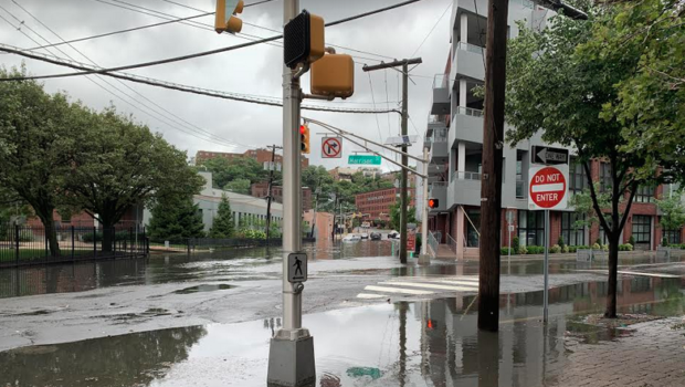 RAIN FALLS, HOBOKEN FLOODS: Mayor Defends Flood Mitigation Efforts in Wake of Fay; Labels Sewer Replacement ‘Impractical’